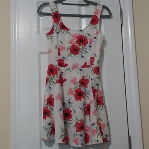 Red Floral Summer Dress